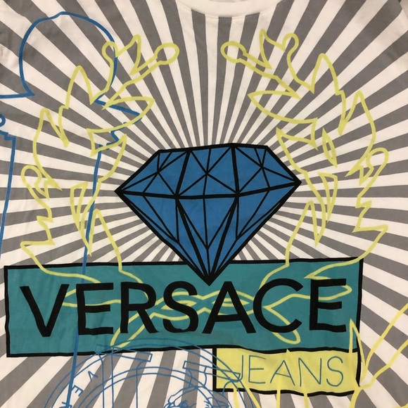 Versace tee shirt short sleeve graphic tee shirt white - Picture 3 of 10